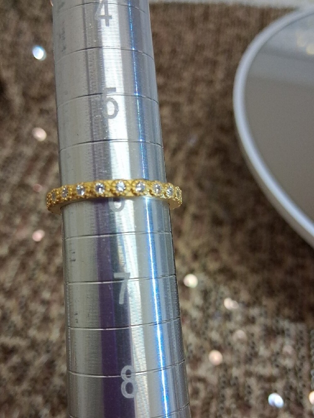 3 Piece Eternity Stacking Ring Set - Picture 4 of 5
